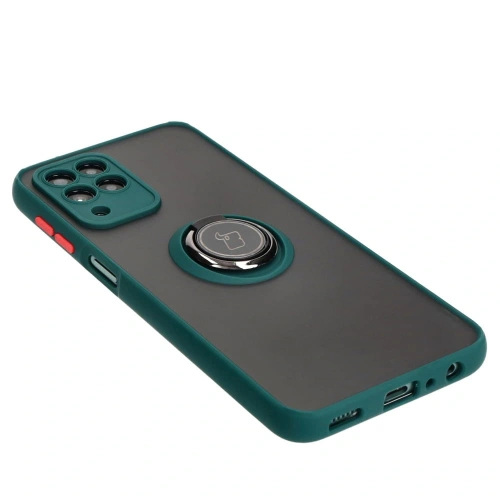 Kup Bizon Case Hybrid Gyűrű Samsung Galaxy M33 5G füstös sötétzöld kerettel - BIZ7599 - {ean13} - Sklep Home Screen