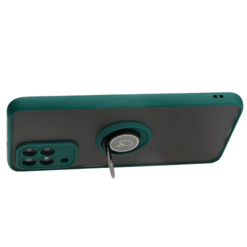 Kup Bizon Case Hybrid Gyűrű Samsung Galaxy M33 5G füstös sötétzöld kerettel - BIZ7599 - {ean13} - Sklep Home Screen