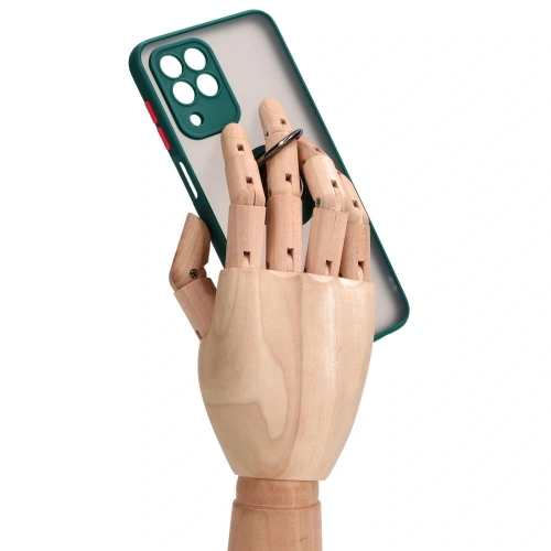 Kup Bizon Case Hybrid Gyűrű Samsung Galaxy M33 5G füstös sötétzöld kerettel - BIZ7599 - {ean13} - Sklep Home Screen
