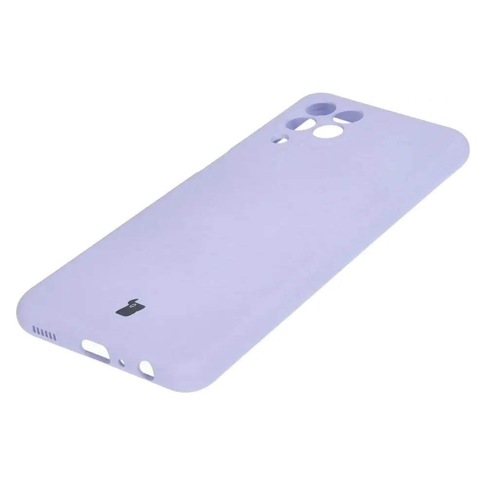 Etui Bizon Case Silicone do Samsung Galaxy M33 5G jasnofioletowe