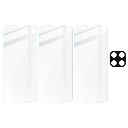 Kup 3x Szkło na ekran + szkło na aparat BIZON Clear 2 do Samsung Galaxy M33 5G - BIZ1331 - {ean13} - Sklep Home Screen