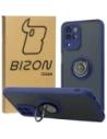 Bizon Case Hybrid Ring Samsung Galaxy M33 5G füstös színű, sötétkék kerettel