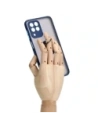 Kup Bizon Case Hybrid Ring Samsung Galaxy M33 5G füstös színű, sötétkék kerettel - BIZ1333 - {ean13} - Sklep Home Screen