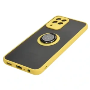 Kup Bizon Case Hybrid Ring Samsung Galaxy M33 5G rauchig mit einem gelben Rahmen - BIZ1340 - {ean13} - Sklep Home Screen