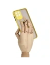 Kup Etui z uchwytem na palec Bizon Case Hybrid Ring do Samsung Galaxy M33 5G przydymione z żółtą ramką - BIZ1340 - {ean13} - Sklep Home Screen