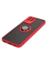 Buy Bizon Case Hybrid Ring Samsung Galaxy M33 5G smoky with a red frame - BIZ1341 - {ean13} - Home Screen Store Europe