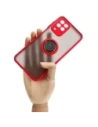 Buy Bizon Case Hybrid Ring Samsung Galaxy M33 5G smoky with a red frame - BIZ1341 - {ean13} - Home Screen Store Europe