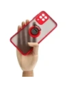 Buy Bizon Case Hybrid Ring Samsung Galaxy M33 5G smoky with a red frame - BIZ1341 - {ean13} - Home Screen Store Europe
