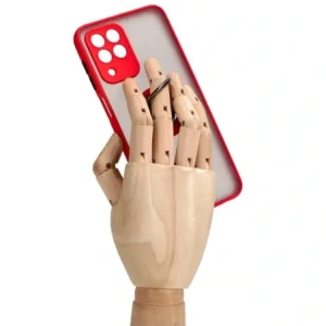 Kup Etui s úchopem na prst Bizon Case Hybrid Ring pro Samsung Galaxy M33 5G kouřové s červeným rámem - BIZ1341 - {ean13} - Sklep Home Screen
