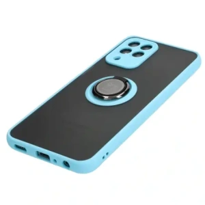 Buy Bizon Case Hybrid Ring Samsung Galaxy M33 5G smoky with a light blue frame - BIZ1342 - {ean13} - Home Screen Store Europe