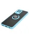 Kup Etui z uchwytem na palec Bizon Case Hybrid Ring do Samsung Galaxy M33 5G przydymione z jasnoniebieską ramką - BIZ1342 - {ean13} - Sklep Home Screen