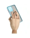Kup Etui z uchwytem na palec Bizon Case Hybrid Ring do Samsung Galaxy M33 5G przydymione z jasnoniebieską ramką - BIZ1342 - {ean13} - Sklep Home Screen