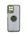 Buy Bizon Case Hybrid Ring Samsung Galaxy M33 5G smoky with a green frame - BIZ1346 - {ean13} - Home Screen Store Europe