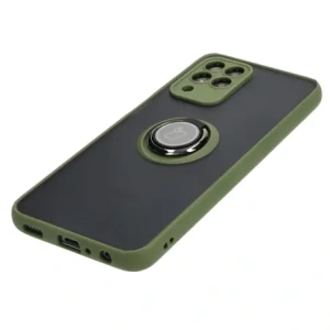 Kup Bizon Case Hybrid Ring Samsung Galaxy M33 5G fumuriu cu un cadru verde - BIZ1346 - {ean13} - Sklep Home Screen
