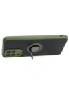 Buy Bizon Case Hybrid Ring Samsung Galaxy M33 5G smoky with a green frame - BIZ1346 - {ean13} - Home Screen Store Europe
