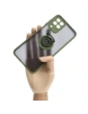 Buy Bizon Case Hybrid Ring Samsung Galaxy M33 5G smoky with a green frame - BIZ1346 - {ean13} - Home Screen Store Europe