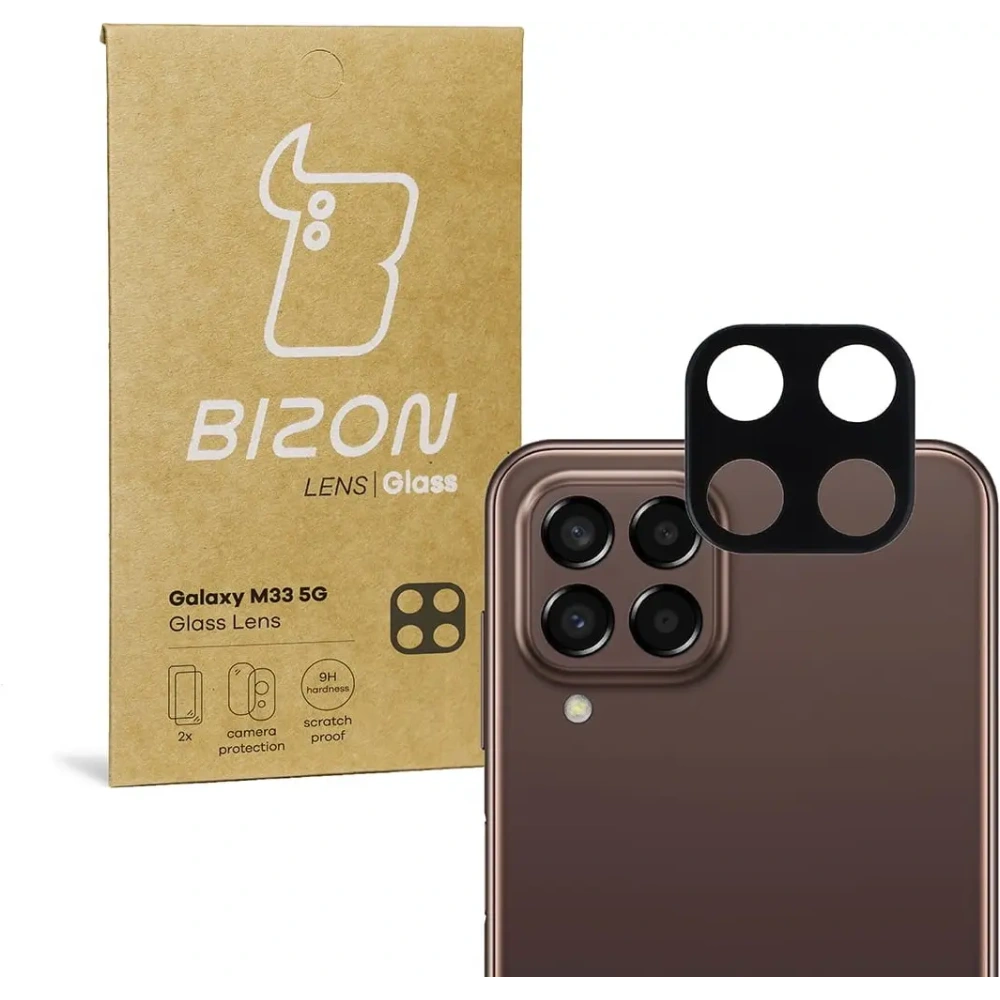 Szkło na aparat Bizon Glass Lens do Samsung Galaxy M33 5G [2 PACK]
