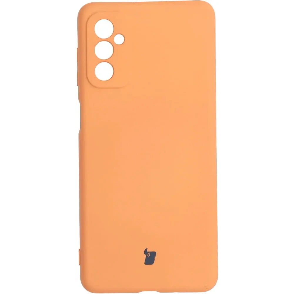 Etui Bizon Case Silicone do Samsung Galaxy M52 pomarańczowe