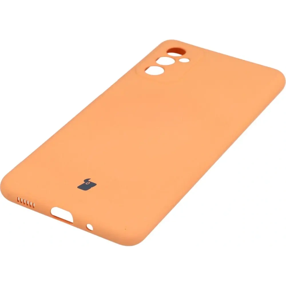 Etui Bizon Case Silicone do Samsung Galaxy M52 pomarańczowe