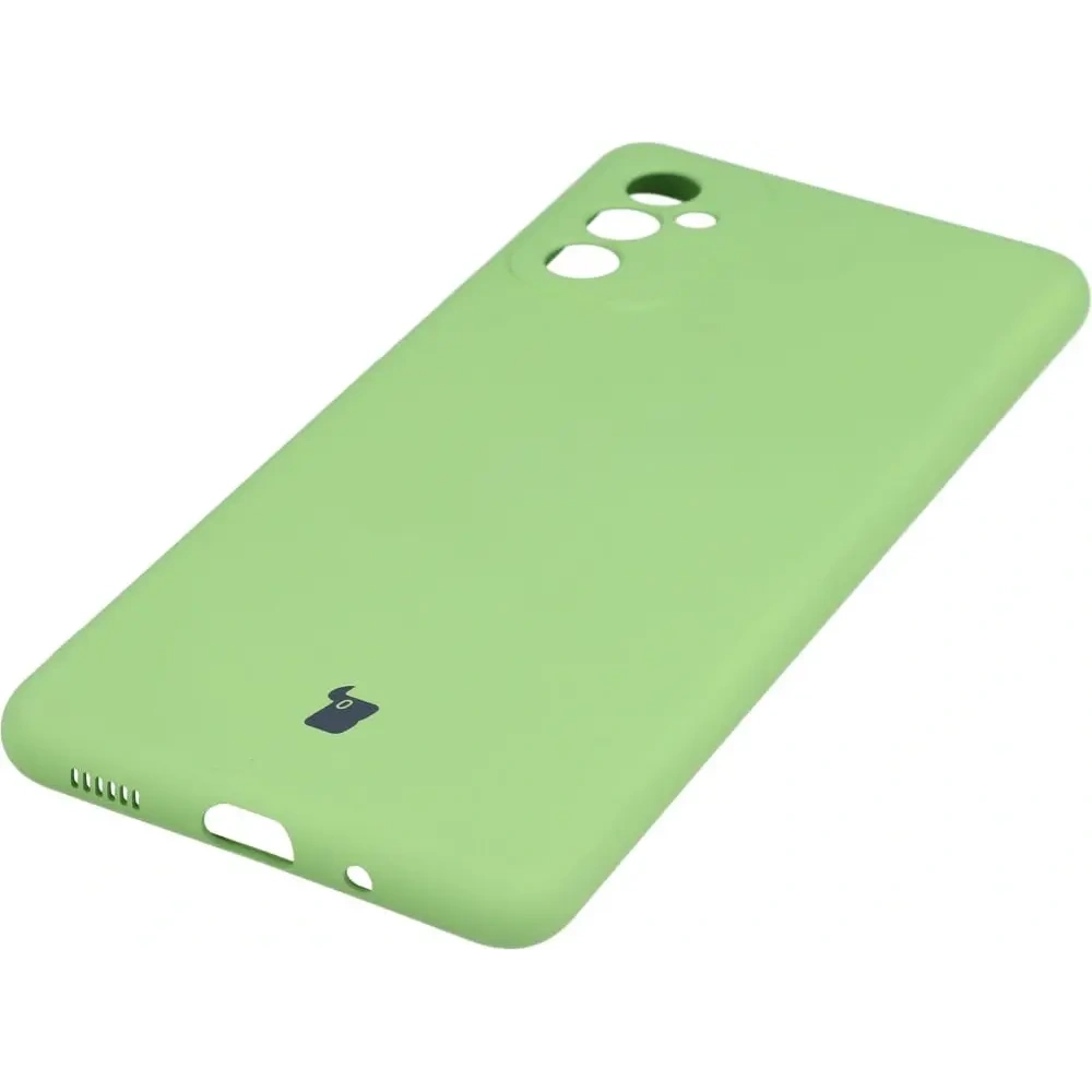 Etui Bizon Case Silicone do Samsung Galaxy M52 jasnozielone