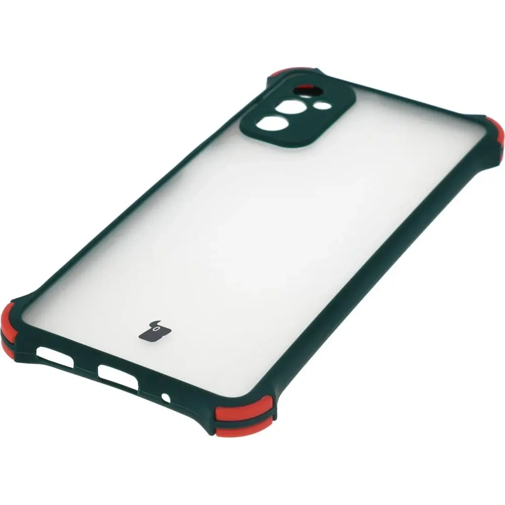 Etui Bizon Case AntiShock Hybrid do Samsung Galaxy M52 ciemnozielone