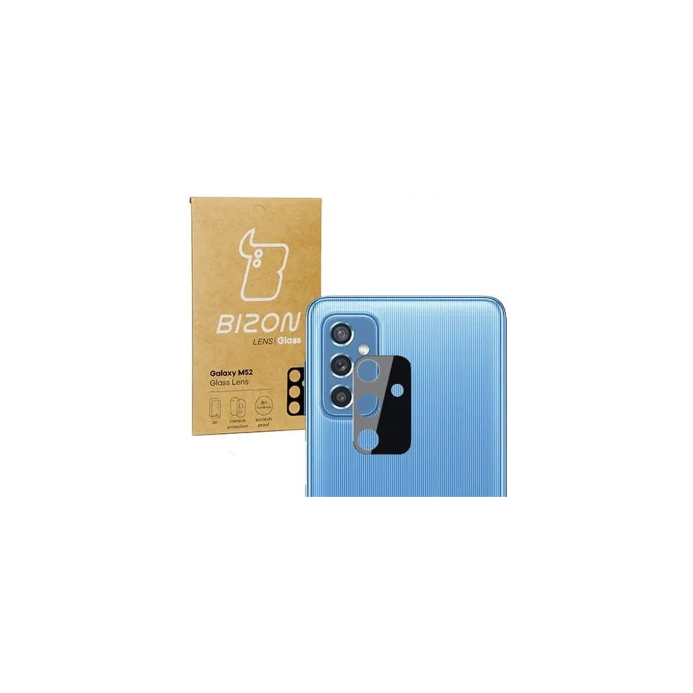 Szkło na aparat Bizon Glass Lens do Samsung Galaxy M52 [2 PACK]