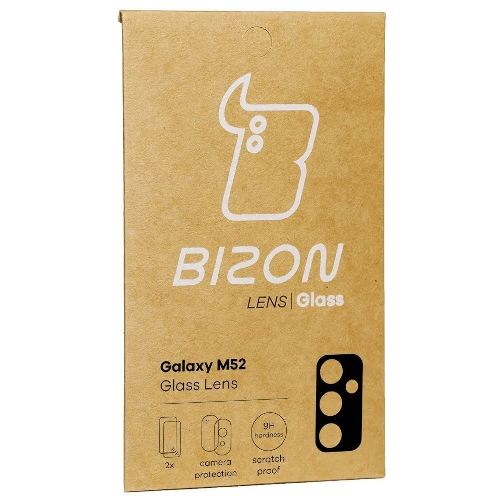 Szkło na aparat Bizon Glass Lens do Samsung Galaxy M52 [2 PACK]