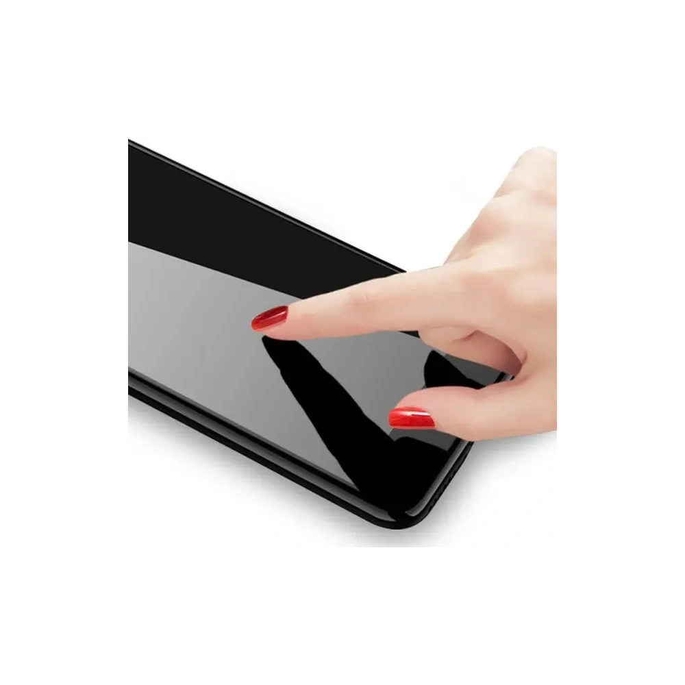 2x szkło hartowane Bizon Glass Edge + ochrona na obiektyw Samsung Galaxy M52 czarne