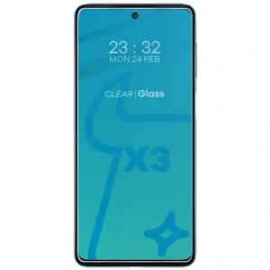 Kup Bizon Glass Clear sticlă securizată - 3 buc. + sticlă lentilă Samsung Galaxy M52 - BIZ1364 - {ean13} - Sklep Home Screen
