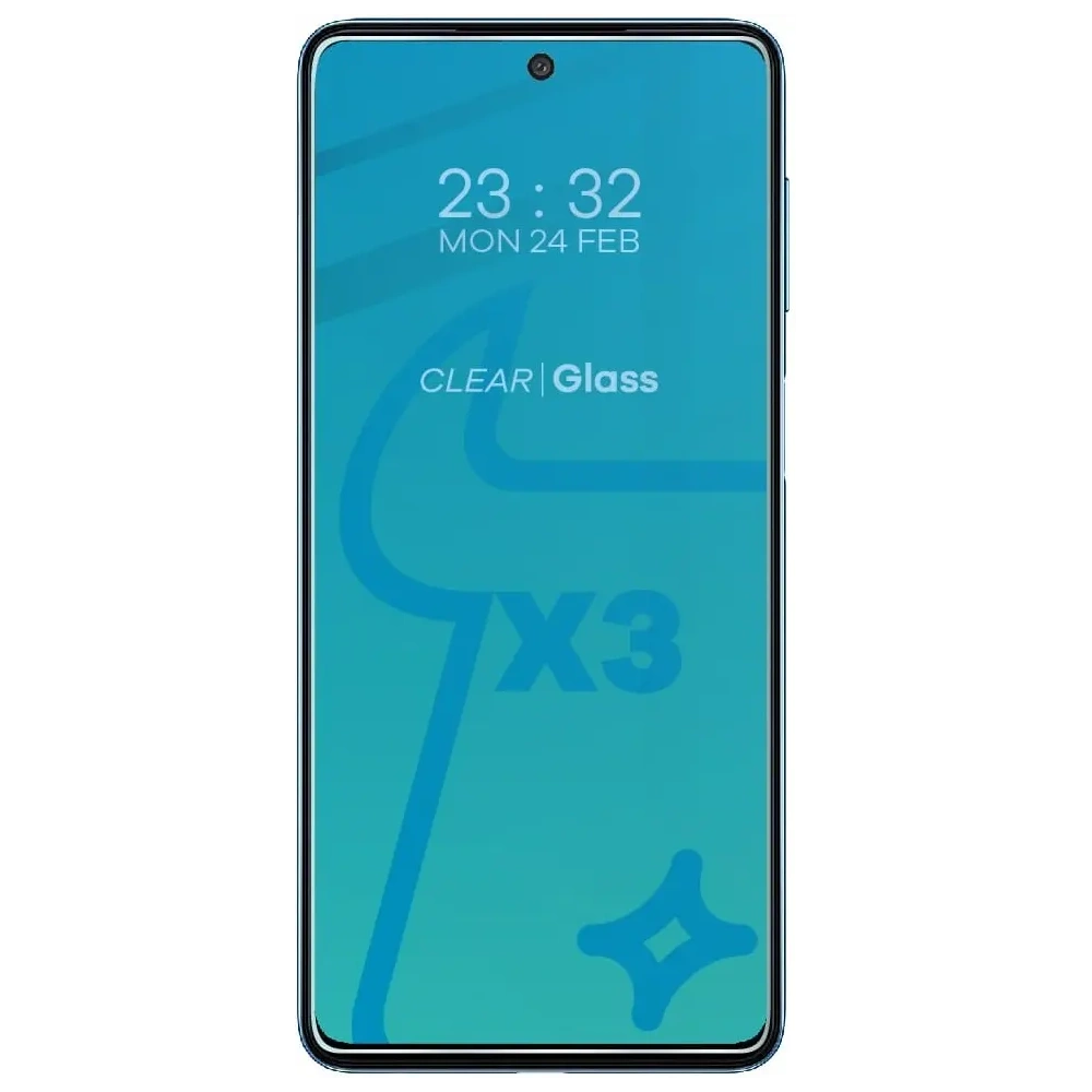 Szkło hartowane Bizon Glass Clear - 3 szt. + obiektyw Samsung Galaxy M52