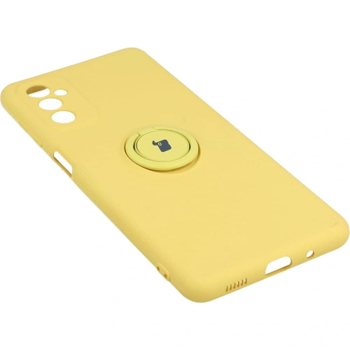 Kup Etui Bizon Case Silicone Ring do Samsung Galaxy M52 żółte - BIZ7629 - {ean13} - Sklep Home Screen