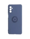 Etui Bizon Case Silicone Ring do Galaxy M52, szare