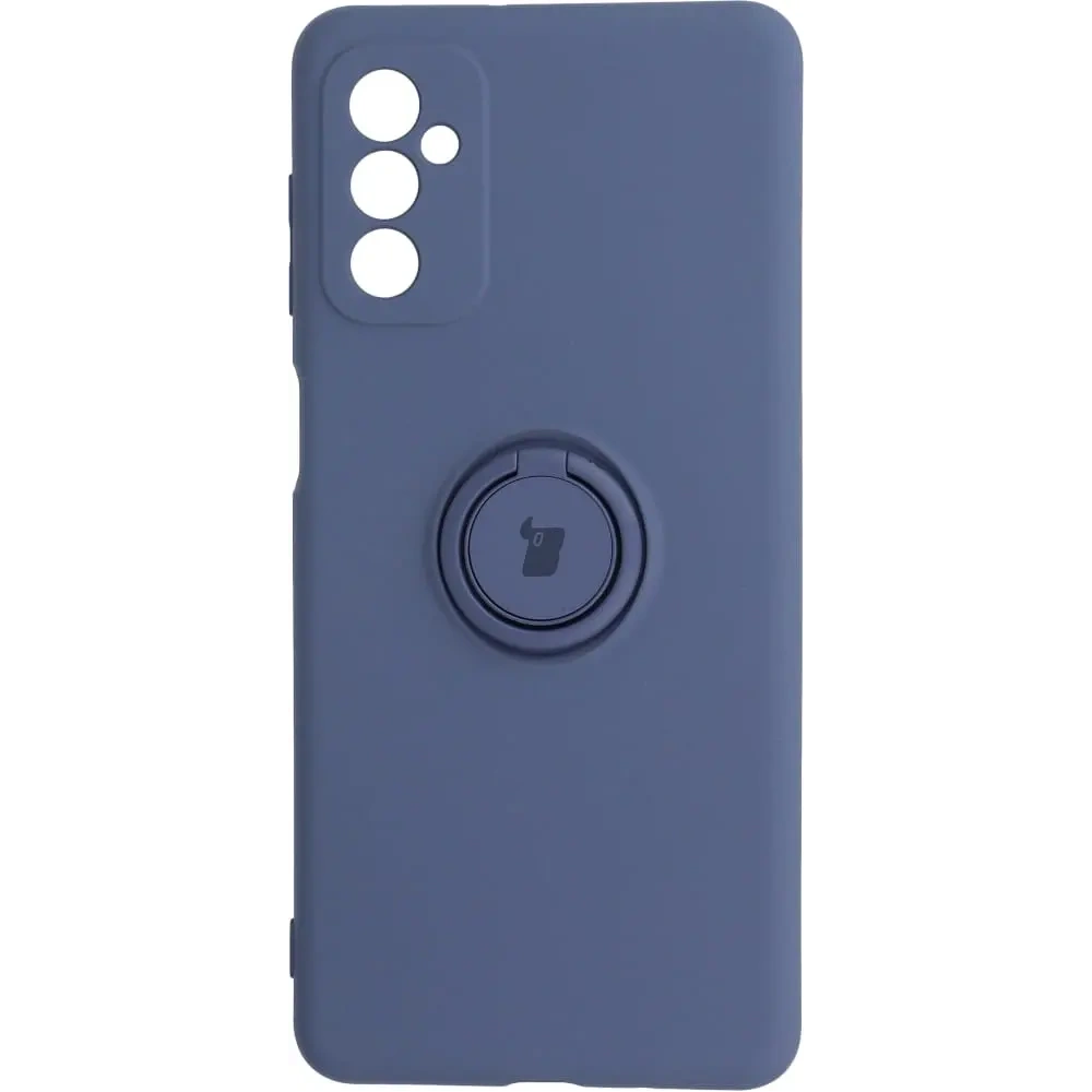 Etui Bizon Case Silicone Ring do Samsung Galaxy M52 szare