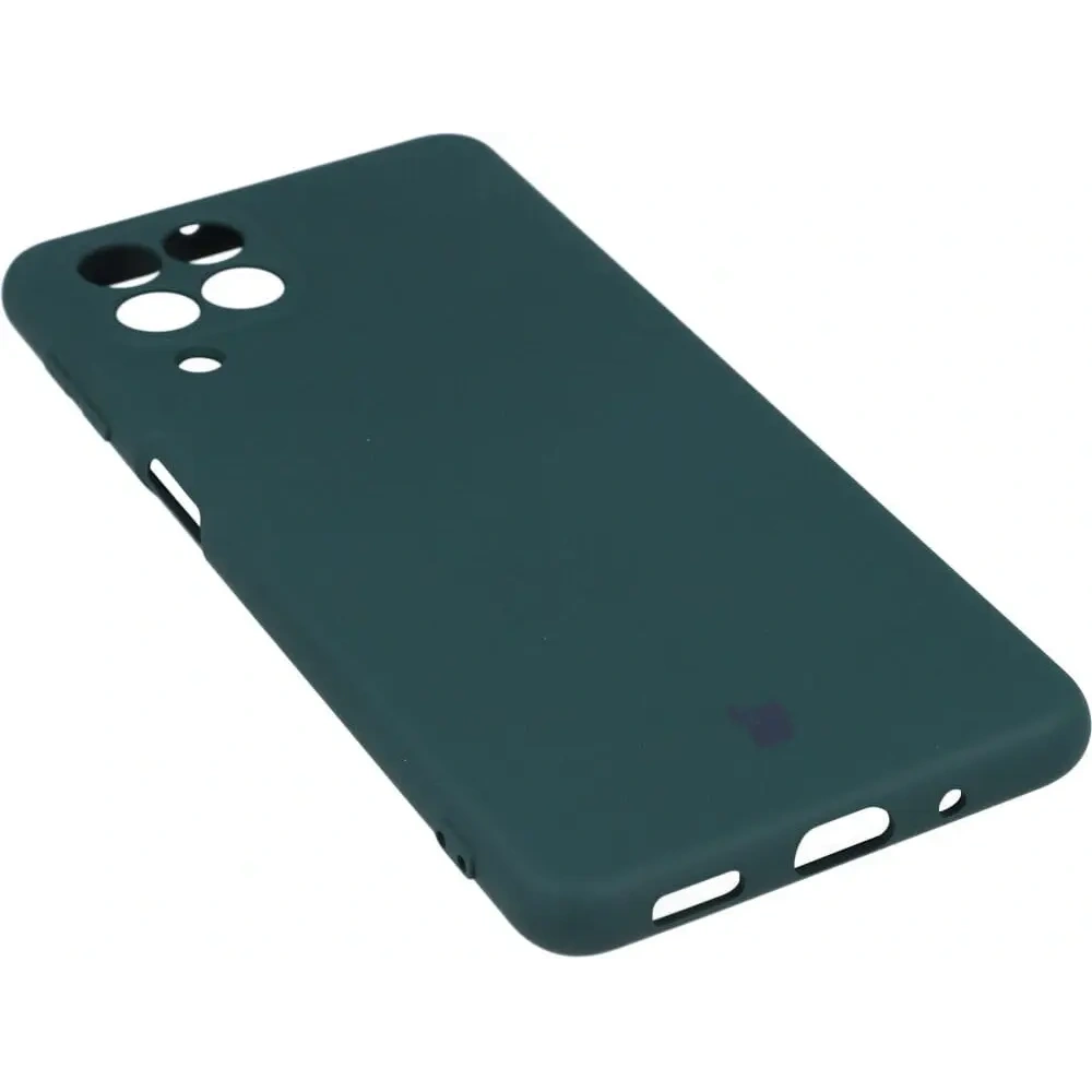 Etui Bizon Case Silicone do Samsung Galaxy M53 5G ciemnozielone