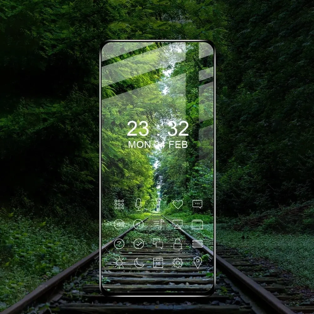 Szkło hartowane Bizon Glass Edge do Samsung Galaxy M53 5G czarne