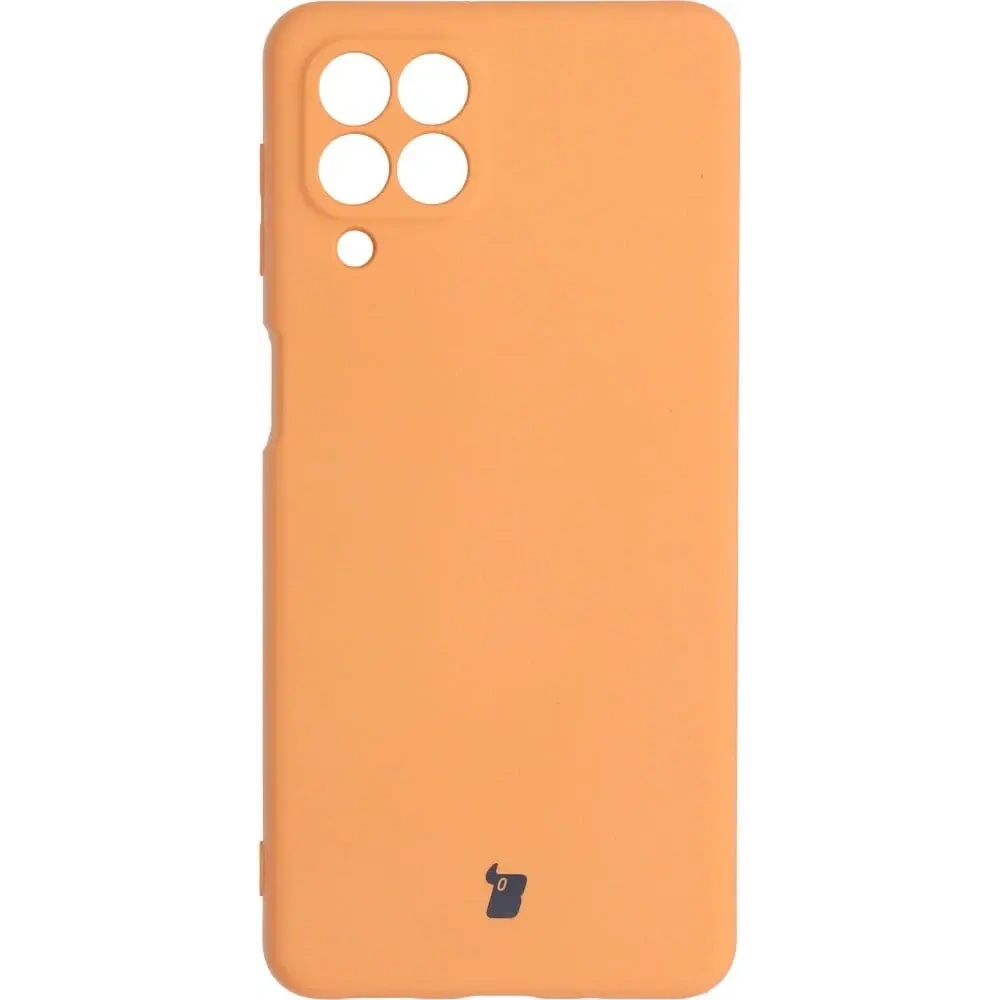 Etui Bizon Case Silicone do Samsung Galaxy M53 5G pomarańczowe