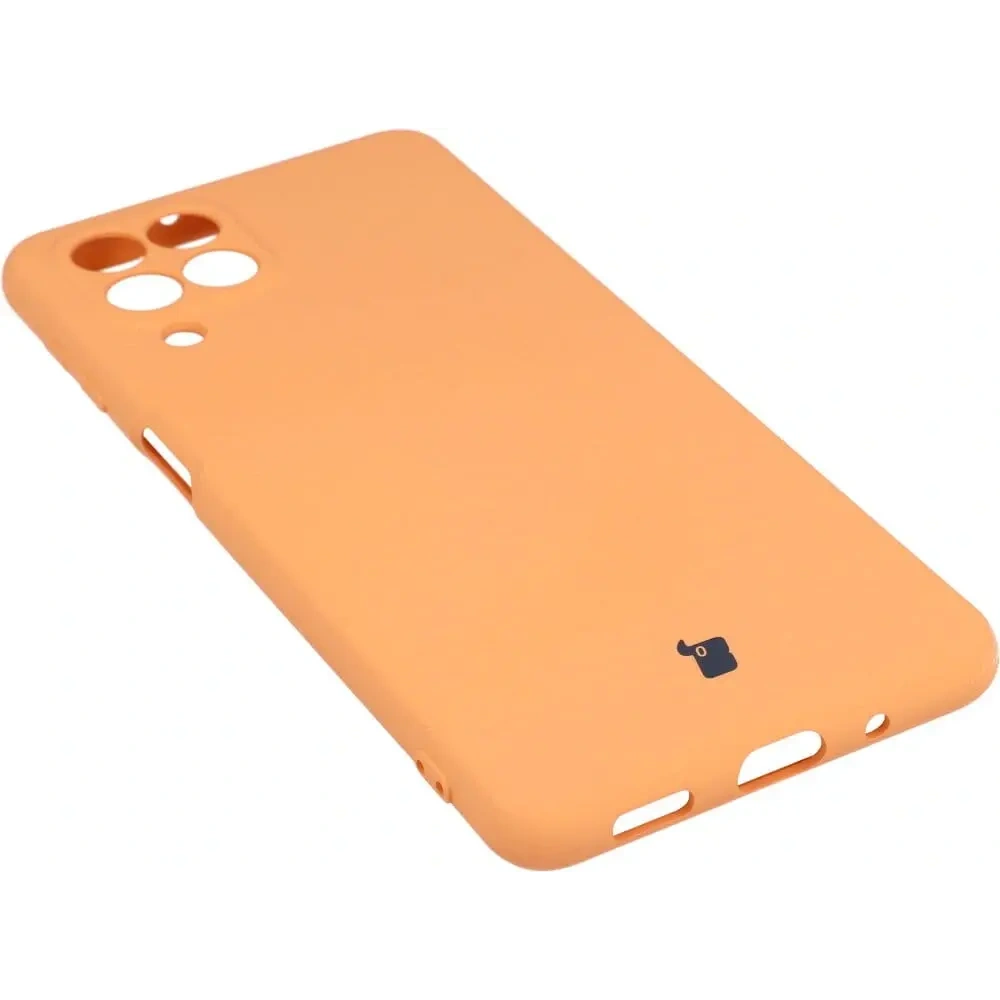 Etui Bizon Case Silicone do Samsung Galaxy M53 5G pomarańczowe