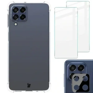 Kup Bizon Case Clear Pack carcasă + 2x sticlă de protecție + sticlă pentru lentilă Samsung Galaxy M53 5G transparentă - BIZ7640 - {ean13} - Sklep Home Screen