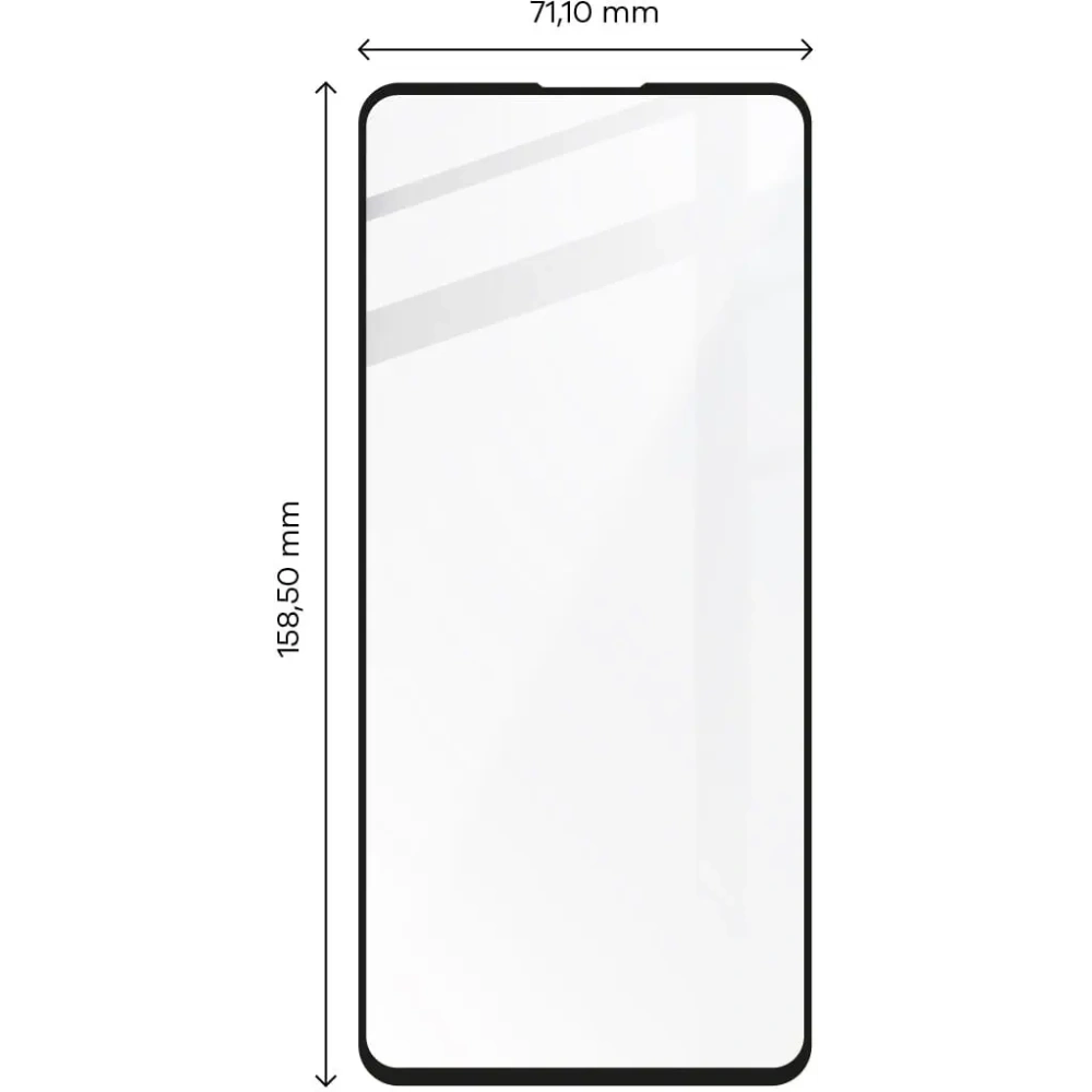 Szkło hartowane Bizon Glass Edge - [2 PACK] + ochrona na obiektyw Samsung Galaxy M53 5G
