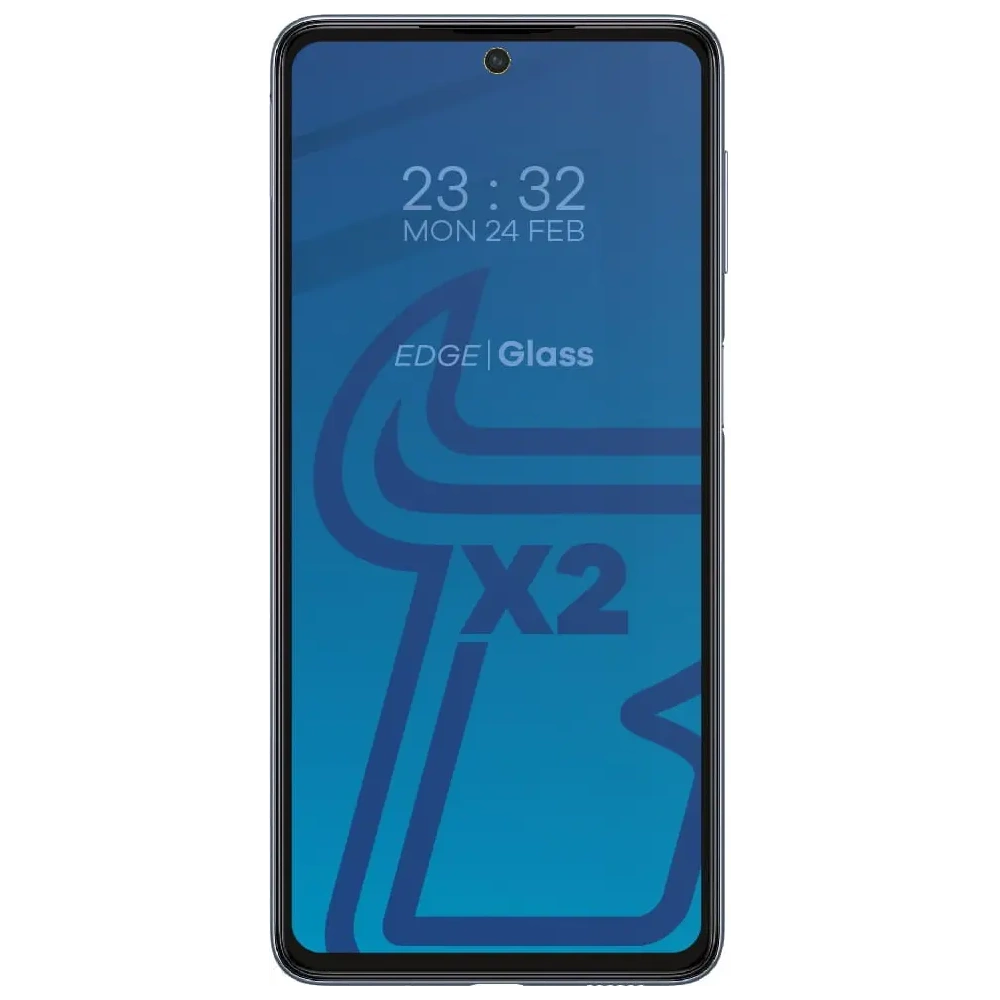 Szkło hartowane Bizon Glass Edge - [2 PACK] + ochrona na obiektyw Samsung Galaxy M53 5G