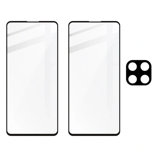Kup Szkło hartowane Bizon Glass Edge - [2 PACK] + ochrona na obiektyw Samsung Galaxy M53 5G - BIZ1384 - {ean13} - Sklep Home Screen