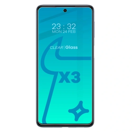 Kup Bizon üveg Tiszta edzett üveg - 3 db. + lencse üveg Samsung Galaxy M53 5G - BIZ1385 - {ean13} - Sklep Home Screen