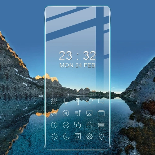 Kup Bizon Glas Klar gehärtetes Glas - 3 Stück. + Linsen Glas Samsung Galaxy M53 5G - BIZ1385 - {ean13} - Sklep Home Screen