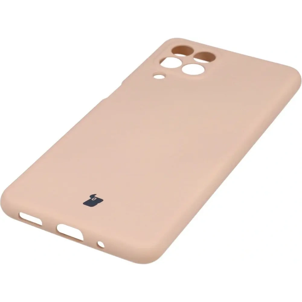 Etui Bizon Case Silicone do Samsung Galaxy M53 5G jasnoróżowe