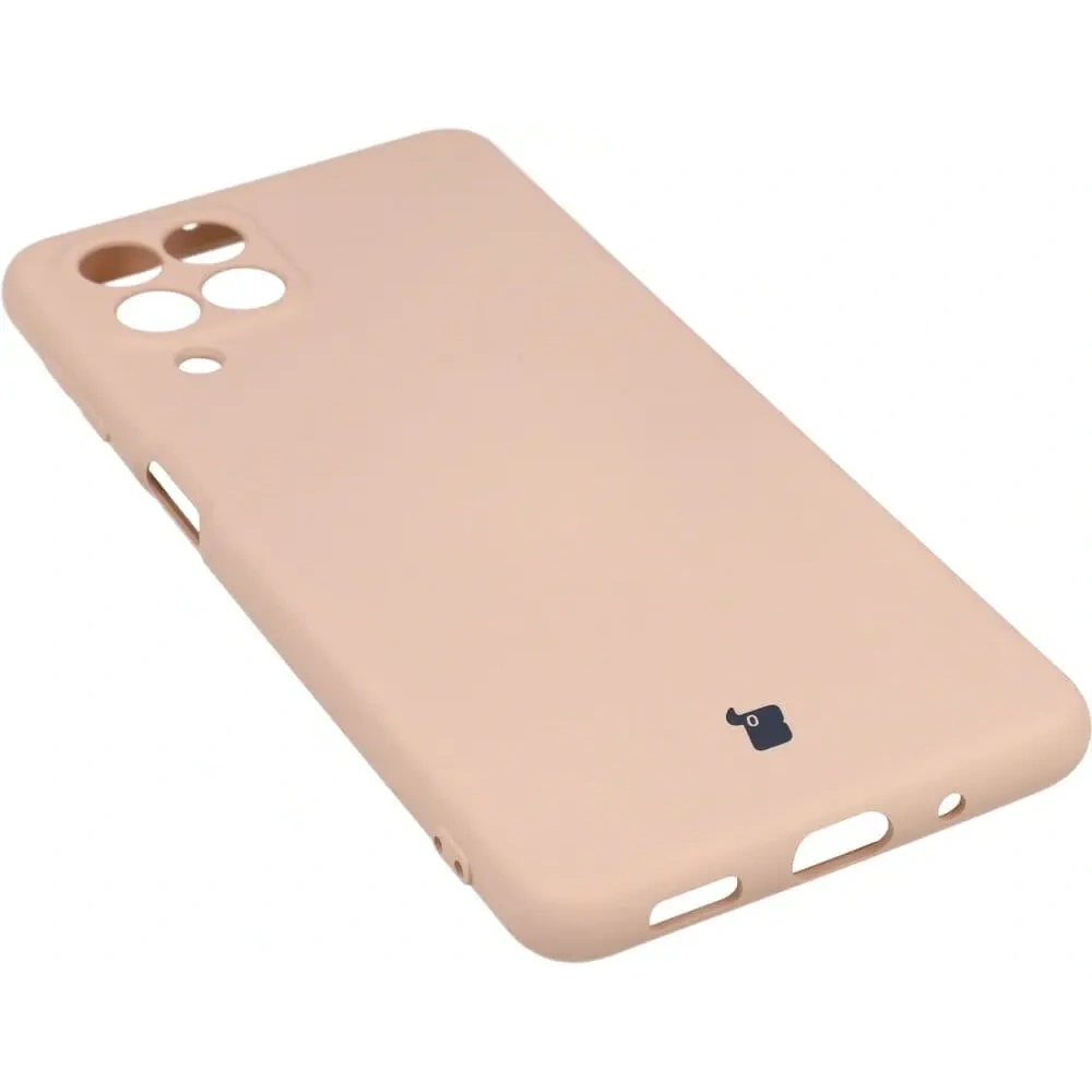 Etui Bizon Case Silicone do Samsung Galaxy M53 5G jasnoróżowe