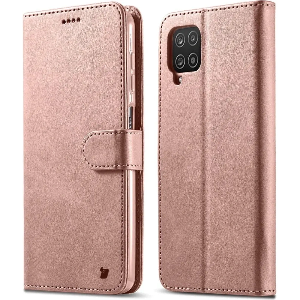 Etui Bizon Case Wallet do Samsung Galaxy M53 5G jasnoróżowe