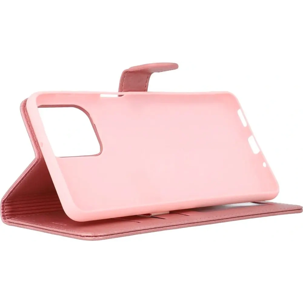 Etui Bizon Case Wallet do Samsung Galaxy M53 5G jasnoróżowe