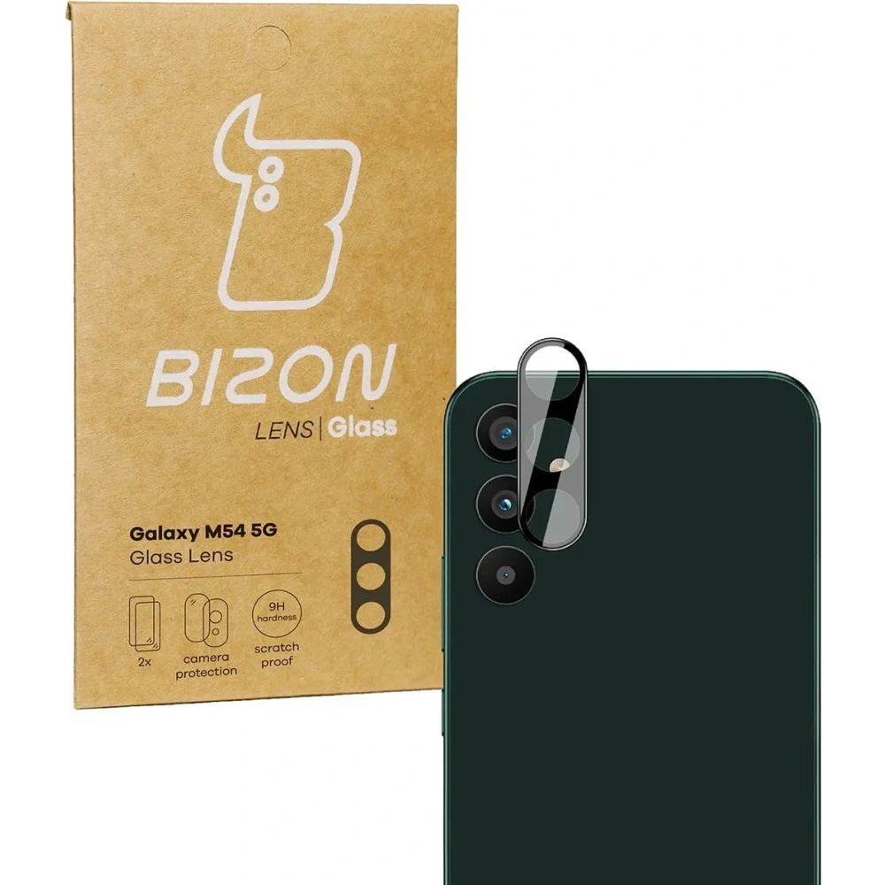 Szkło na aparat Bizon Glass Lens do Samsung Galaxy M54 5G [2 PACK]