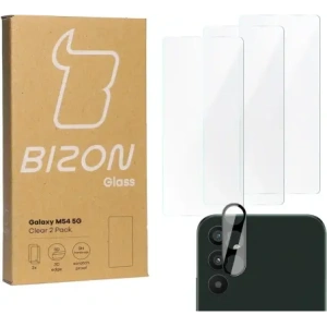 Kup 3x Szkło + szybka na aparat BIZON Clear 2 Pack do Galaxy M54 5G - BIZ7654 - {ean13} - Sklep Home Screen