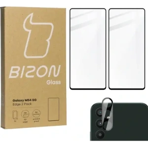 Kup 2x Szkło + szybka na aparat BIZON Edge 2 Pack do Galaxy M54 5G - BIZ7657 - {ean13} - Sklep Home Screen